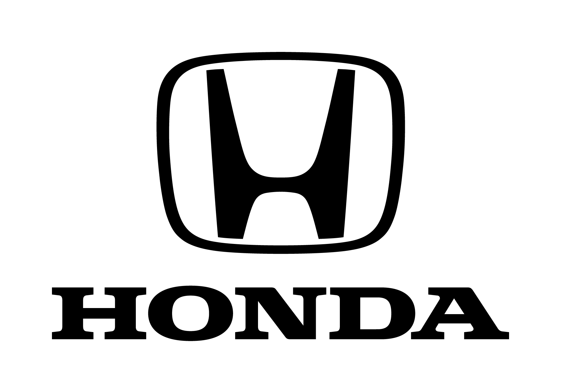 H_2dv_mono Honda Logo schwarz